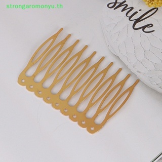 Strongaromonyu กิ๊บติดผมโลหะ 5/10 ซี่ DIY 10 ชิ้น