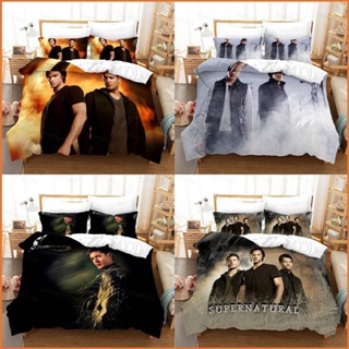 Fb Supernatural 3in1 ชุดเครื่องนอน ผ้าปูที่นอน ผ้าห่ม ผ้านวม ซักทําความสะอาดได้ สะดวกสบาย สําหรับหอพัก บ้าน ห้องนอน