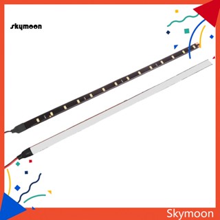 Skym* แถบไฟ LED กันน้ํา ยืดหยุ่น 60 ซม. สําหรับตกแต่งรถยนต์ 2 ชิ้น