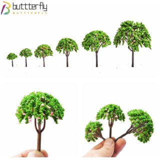 Buttterfly โมเดลดอกไม้จิ๋ว 3 4 5 6 8 10 ซม. สําหรับตกแต่งภูมิทัศน์ 10 20 30 ชิ้น