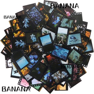 Banana1 สติกเกอร์ฟิล์ม PET หลากสี สําหรับติดตกแต่งสมุดภาพ DIY 180 ชิ้น