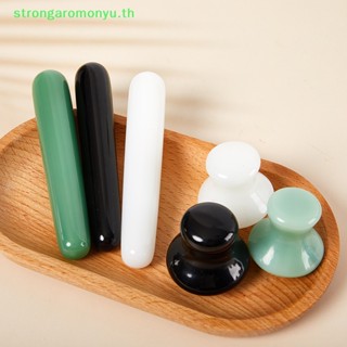 Strongaromonyu เครื่องนวดกัวซา รูปเห็ด สําหรับนวดใบหน้า ร่างกาย 1 ชิ้น