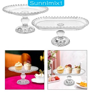 [Sunnimix1] ถาดแก้วใส่มัฟฟิน อเนกประสงค์ สําหรับงานวันเกิด