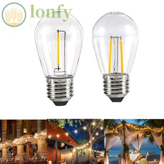 Lonfy หลอดไฟ LED 1W 2W E27