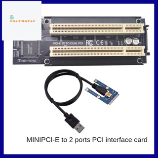 ชิปการ์ดไรเซอร์ Mini Pci-E เป็น Dual Pci Express X1 เป็น Dual Pci ประสิทธิภาพสูง สีดํา สําหรับเดสก์ท็อป Pc Asm1083