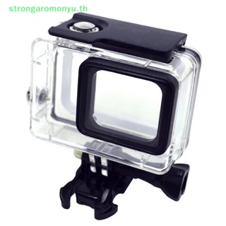 Strongaromonyu เคสกล้องใต้น้ํา 45 ม. กันน้ํา สีดํา สําหรับ GoPro Hero 7 6 5 Go Pro 7 6 5 TH