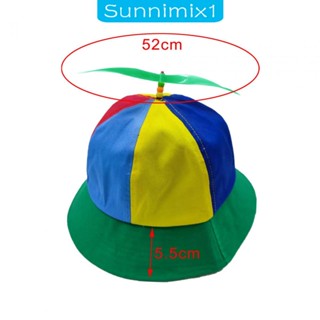 [Sunnimix1] หมวกใบพัด หมวกเฮลิคอปเตอร์ หลากสีสัน ใส่สบาย สําหรับแต่งกายแฟนซี