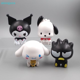 Abongsea Kawaii Sanrio ตุ๊กตาฟิกเกอร์ อนิเมะ Cinnamoroll Pachacco Kuromi Hello Kitty