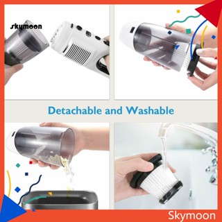 Skym* เครื่องดูดฝุ่นไร้สาย น้ําหนักเบา ปลั๊ก EU สําหรับทําความสะอาดรถยนต์