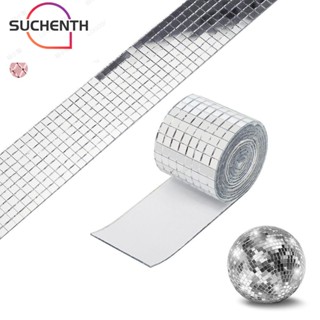 Suchenth สติกเกอร์กระจก ทรงสี่เหลี่ยม ขนาดเล็ก มีกาวในตัว 100x4 ซม. สําหรับติดตกแต่งผนังบ้าน