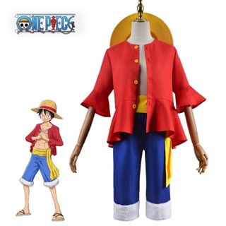 ชุดคอสเพลย์ One Piece Luffy สองปีต่อมา สําหรับแต่งคอสเพลย์ หมวกฟาง รองเท้า