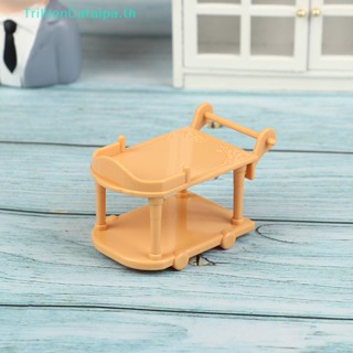 Trillioncatalpa รถเข็นบุฟเฟ่ต์จิ๋ว 1:12 DIY สําหรับบ้านตุ๊กตา 1 ชิ้น
