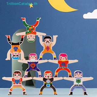 Trillioncatalpa บล็อคตัวต่อเกม Hercules Jenga สําหรับเด็ก 8 16 32 ชิ้น