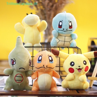 Trillioncatalpa พวงกุญแจ จี้ตุ๊กตาโปเกม่อน Pikachu Charmander Psyduck ขนาด 12 ซม. 1 ชิ้น