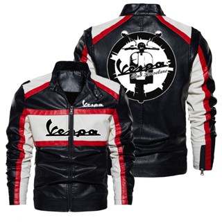 VESPA LOGO jacket windproof leather GTS300 Primavera sprint motorcycle riding long-sleeved thin rainproof jacket