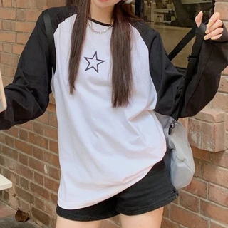 เสื้อยืดเเขนยาว ลายสวยๆน่ารักๆ เนื้อผ้าดี สวมใส่สบาย ใส่ได้ทั้งผู้ชายเเละผู้หญิง