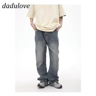 DaDulove💕 New American Ins High Street Retro Jeans Niche High Waist Loose Wide Leg Pants Large Size Trousers