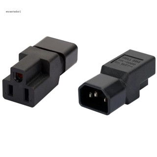 ✿ อะแดปเตอร์ซ็อกเก็ตพาวเวอร์ซัพพลาย 3Pin IEC320 C14 to IEC320-C5 C7 Nema 5-15R