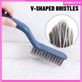 [พร้อมส่ง] แปรงทำความสะอาดห้องน้ำ Gap Brush 2 In 1 Small Clip Hair Window Brush Kitchen Multi-functional Floor Crack Brush