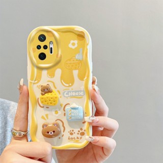 เคสโทรศัพท์ซิลิโคน TPU แบบนิ่ม ลายการ์ตูน 3 มิติ สําหรับ Redmi Note 10S 9S 10 9 8 Pro Max