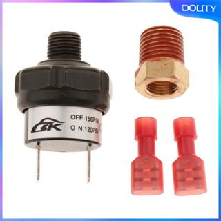 [dolity] เมาท์สวิตช์แรงดันอากาศ 1/8 นิ้ว 1/4 นิ้ว NPT 120-150PSI สําหรับ 12