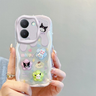 เคสโทรศัพท์ซิลิโคน TPU แบบนิ่ม ลายการ์ตูน 3D สําหรับ VIVO Y36 Y22 Y22S Y35 V25 V25e Y21 Y21S Y33S Y02 S25 Pro 4G 5G