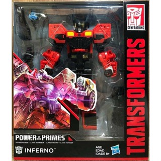 ฟิกเกอร์ Hasbro Transformers POTP Power of the Primes Voyager Class Inferno ของเล่นสําหรับเด็ก