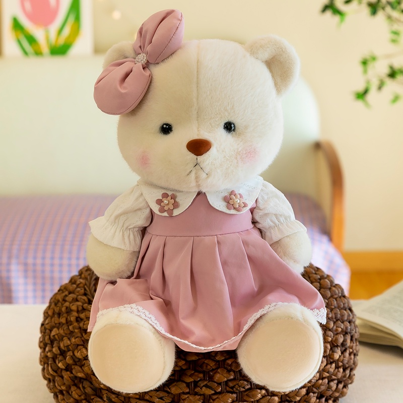 ตุ๊กตาหมีน่ารัก Lena Teddy Bear Ragdoll ข้อต่อขยับได้ ของเล่นสําหรับเด็ก
