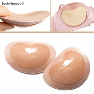 Luckyhouse0^^ แผ่นเสริมหน้าอก ฟองน้ําซิลิโคนเจล แบบนิ่ม ปลอดภัย สําหรับผู้หญิง *ใหม่