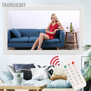 Taurus307 กรอบรูปดิจิตอล 24 นิ้ว HD กรอบรูปมัลติฟังก์ชั่นพร้อมการควบคุมโหมดคู่ 100V ถึง 240V สีขาว