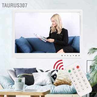  Taurus307 กรอบรูปดิจิตอล 15.4 นิ้ว กรอบรูปอิเล็กทรอนิกส์ HD เครื่องเล่นโฆษณา รองรับวิดีโอ เพลง นาฬิกา