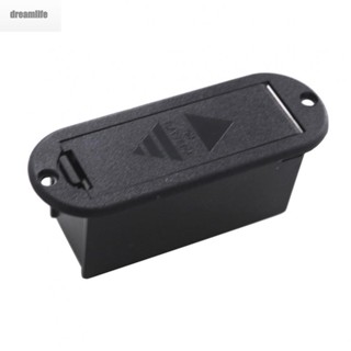 【DREAMLIFE】Battery Box 9V Battery Box Case Compartment For Guitar Bass Replacement