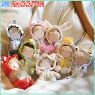 Shoogth เสื้อผ้าตุ๊กตาน่ารัก อุปกรณ์เสริม สําหรับตุ๊กตา BJD 1/12