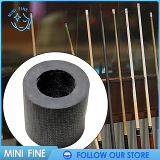 [ Black Billiard Cue Ferrule เครื่องมือซ่อมแซม น้ําหนักเบา สําหรับไม้คิวพูล