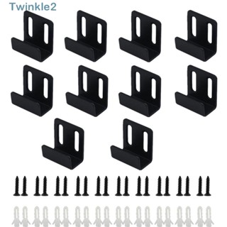 Twinkle ที่วางบิลบอร์ด กระเบื้อง เซรามิค สเตนเลส สีดํา 10 แพ็ค