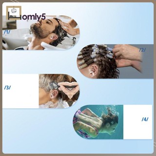 [Homyl5] แผ่นสติกเกอร์ปิดหู กันน้ํา กันเหงื่อ แบบพกพา มองไม่เห็น สําหรับอาบน้ํา ว่ายน้ํา 100 ชิ้น