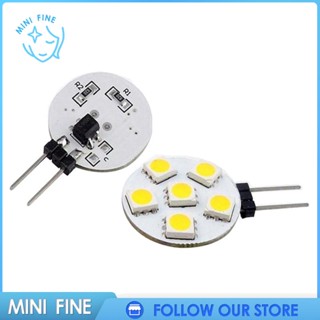 หลอดไฟฮาโลเจน ซีนอน 12V 50-6SMD 1W สําหรับยานพาหนะ 10 ชิ้น