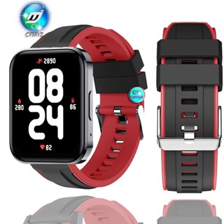 สายนาฬิกาข้อมือซิลิโคน สําหรับ realme DIZO Watch D plus realme Techlife DIZO Watch D Talk Smart Watch strap realme DIZO Watch D strap Sports wristband