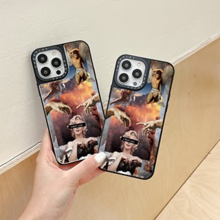 Casetify เคสโทรศัพท์มือถือแบบนิ่ม กันกระแทก ลายนางฟ้า I Dont Care สําหรับ iPhone 11 14 Pro Max 12 13 Mini Case X XR XS Max SE 2020 6 7 8 Plus