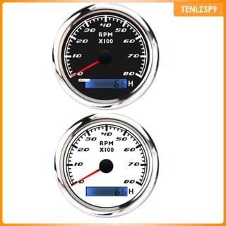 [tenlzsp9] ไฟแบ็คไลท์ LED 8000 RPM 85 มม. กันน้ํา IP67 สําหรับเรือ รถยนต์ รถบรรทุก