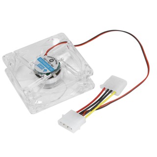 【yunhai】Computer PC Fan 80mm With LED 8025 Silent Cooling Fan 12V LED Luminous Chass