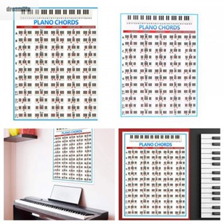 【DREAMLIFE】Piano Poster Art Paper Coated Paper Practice Sticker Single-sided Printing