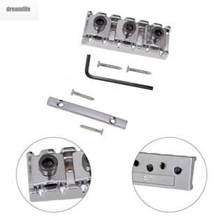 【DREAMLIFE】Lock Nut Strings Tension Bar With Screws 10*4*2cm For Electric Guitars