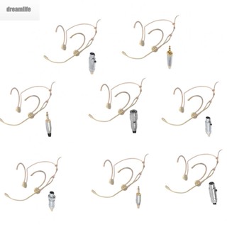【DREAMLIFE】Premium Beige Wireless Earhook Microphone for Sennheiser Comfortable and Stylish