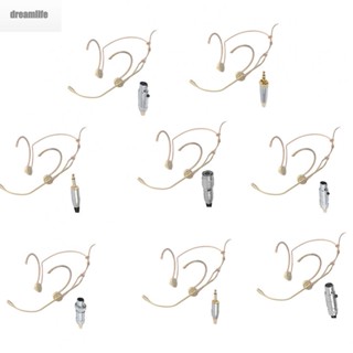 【DREAMLIFE】Premium Beige Wireless Earhook Microphone for Sennheiser Comfortable and Stylish