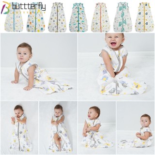 Buttterfly ชุดนอนเด็ก แขนกุด ผ้าฝ้าย ซักทําความสะอาดได้