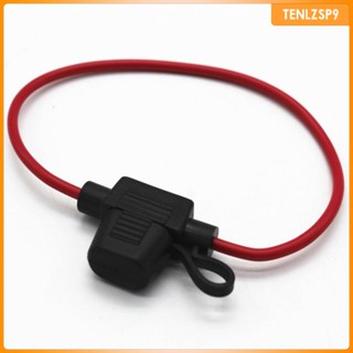 [tenlzsp9] ฟิวส์จับฟิวส์ 5 ชิ้น และสายเคเบิล 14AWG DC 12V 20A สําหรับรถยนต์ จักรยาน