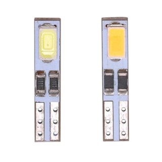 [lzdjhyke2yi] หลอดไฟ LED T5-5630-2SMD สว่างมาก สีขาว สําหรับไฟแสดงสถานะ 10 ชิ้น