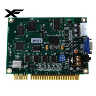 19 in 1 บอร์ดเกมอาร์เคด PCB เอาท์พุท VGA แนวนอน ทนทาน สําหรับ Jamma Arcade