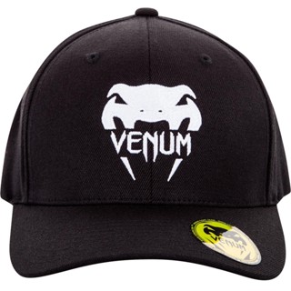 หมวกแก๊ป ปักลายโลโก้ Venum สีดํา